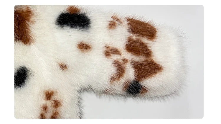 Adorable Faux Fur Cat Coat for Kids — Warm Winter Jacket