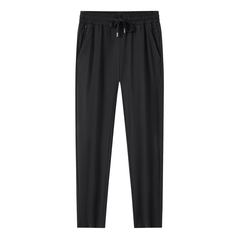 Men's Plus Size Ice Cool Casual Pants – Loose Elastic Waist Trousers (M–9XL)