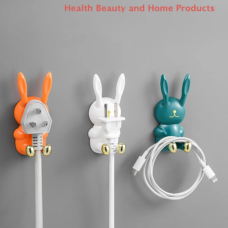 Cute Rabbit Wall Hook — Punch-Free Strong Adhesive Multifunctional Hanger