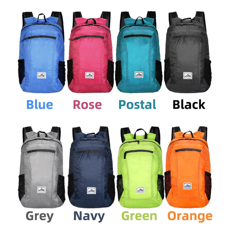 Lightweight Foldable Backpack – Large Capacity Colorful School Bag