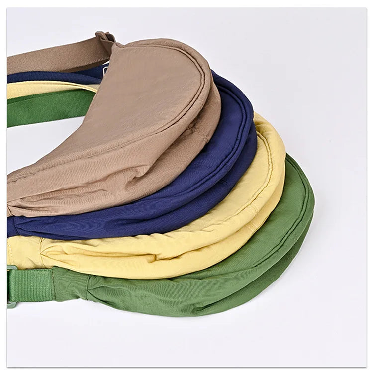 Nylon Hobos Women's Shoulder Dumpling Bag Large Capacity Travel Crossbody Half Moon Bags Outdoor Phone Pouch Handbags Wholesale