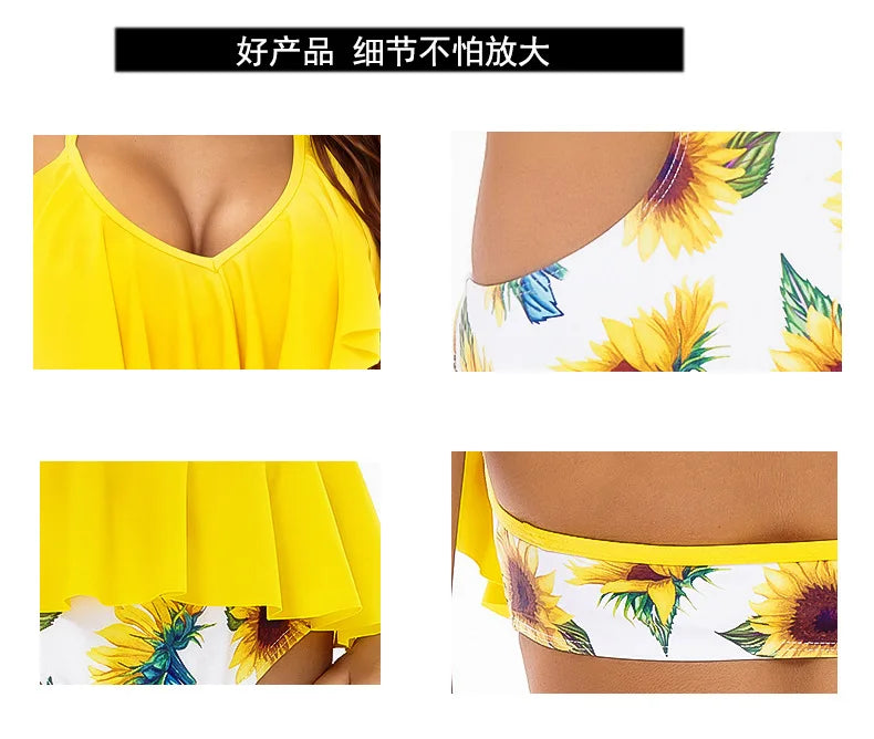 Family Matching Swimsuit — Mom & Daughter Tie-Dye Bikini Set