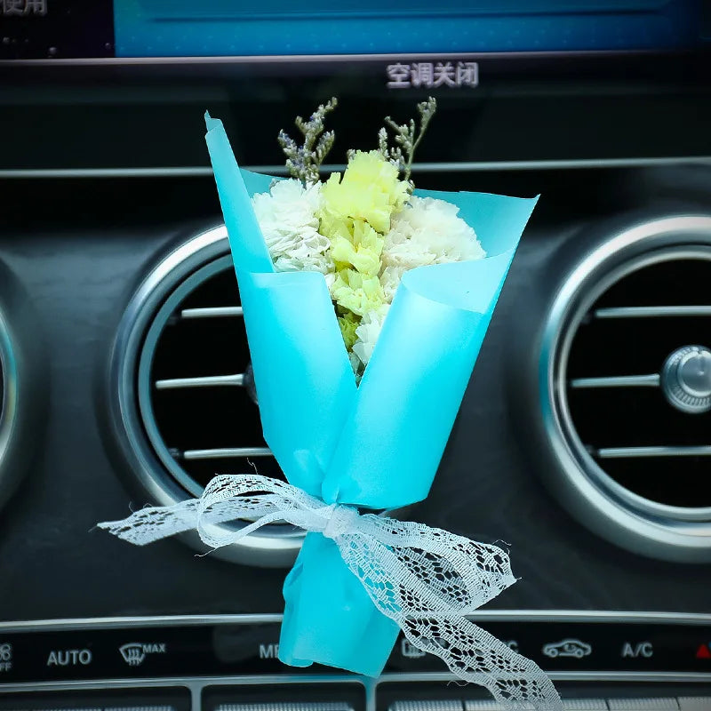 Dried Flower Car Air Freshener Vent Clip