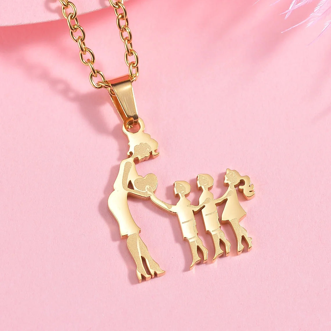 Personalized Mama & Kids Family Necklace