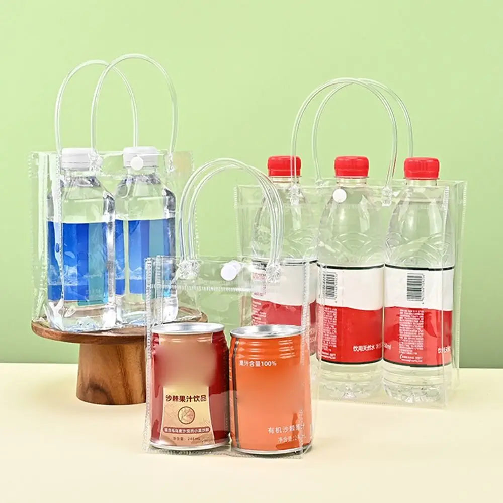 Clear PVC Candy Handbag — Transparent Jelly Tote Bag