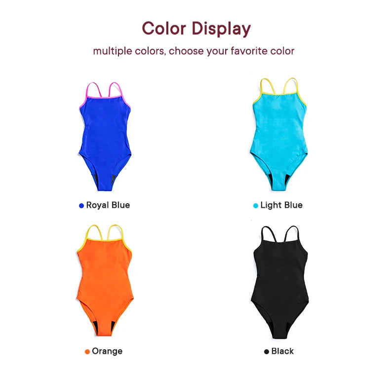 Teen Period One-Piece Swimsuit — Leak-Proof Menstrual Swimwear for Girls