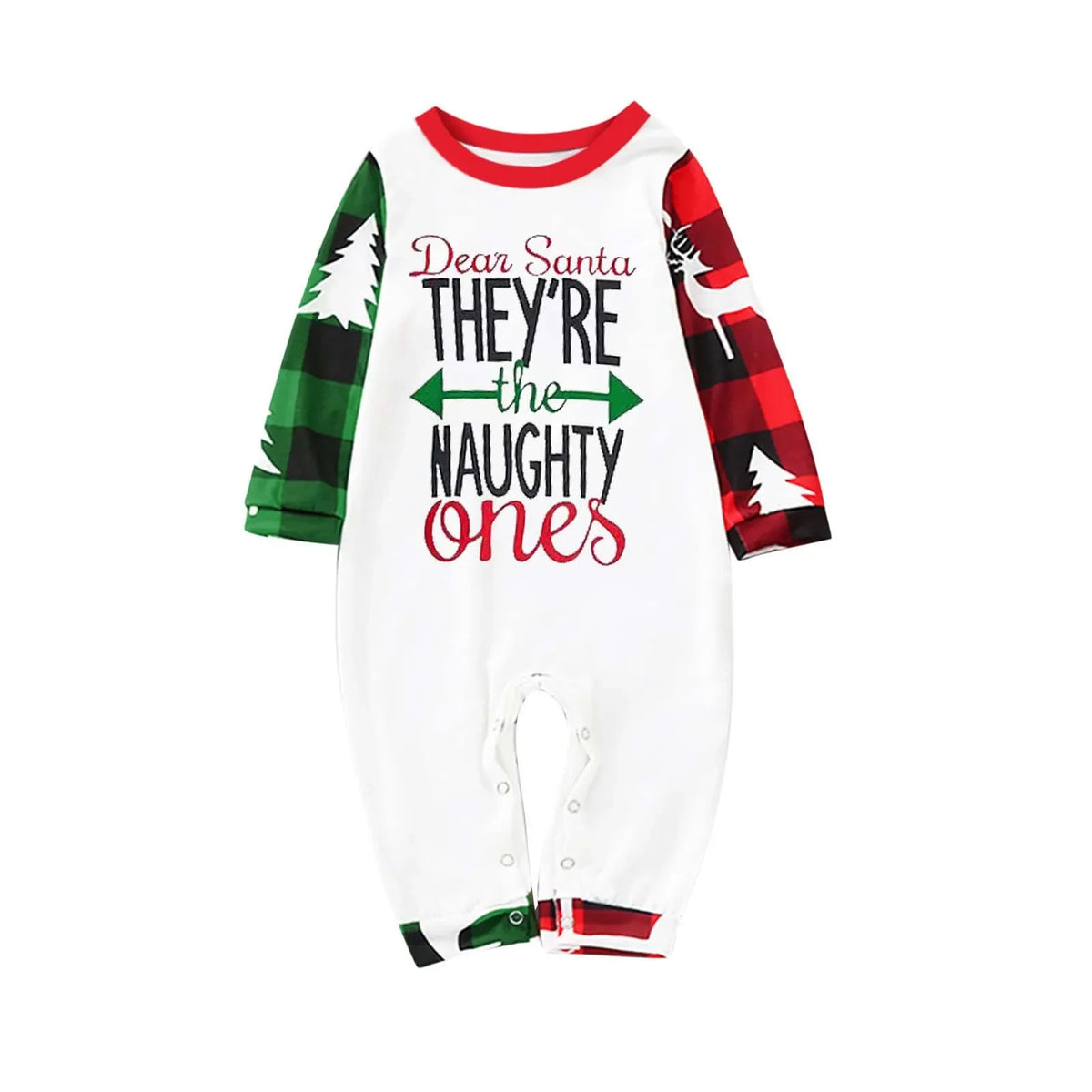 Naughty Ones Christmas Family Matching Pajamas