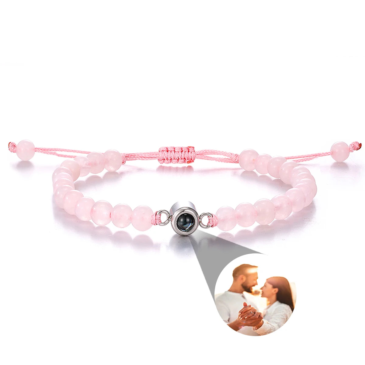 Personalized Photo Projection Bracelet — Custom Memory Jewelry
