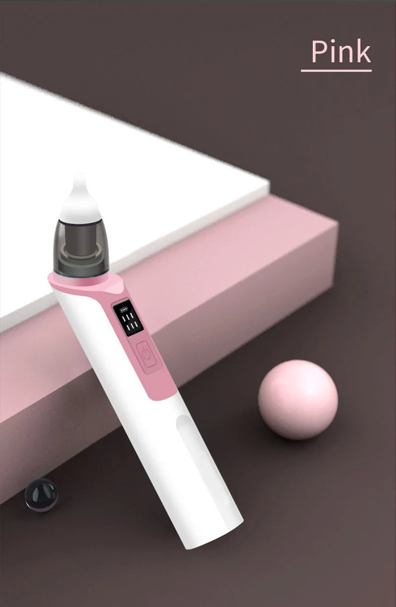 Baby Electric Nasal Aspirator — Rechargeable Newborn Nose Cleaner