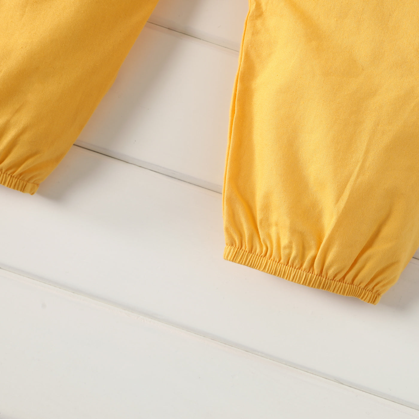 Baby Girl Cotton Sleeveless Harem Overalls — Soft & Breathable