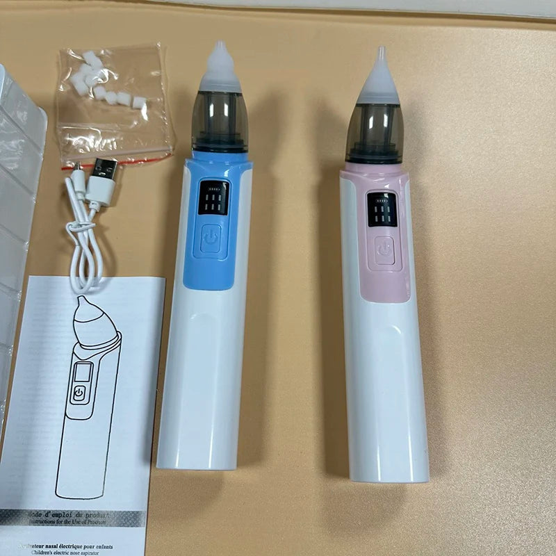 Baby Electric Nasal Aspirator — Rechargeable Newborn Nose Cleaner