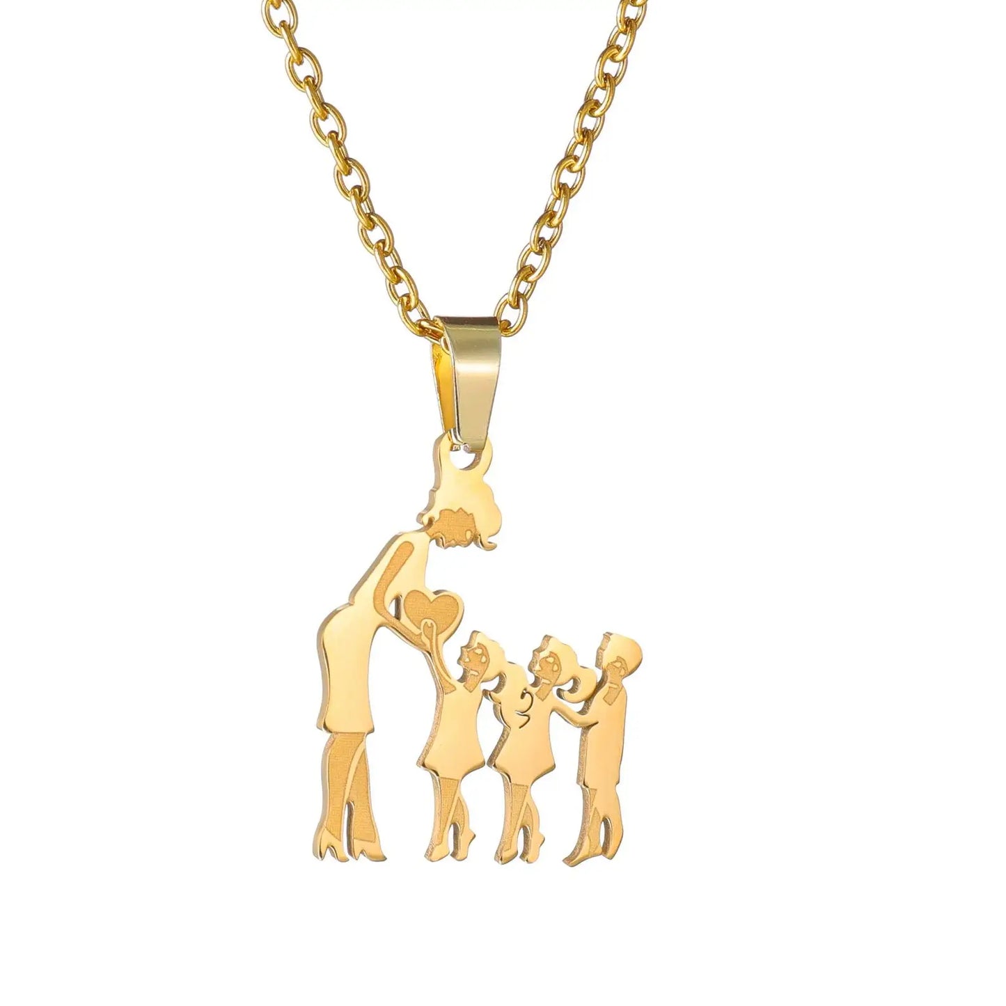 Personalized Mama & Kids Family Necklace
