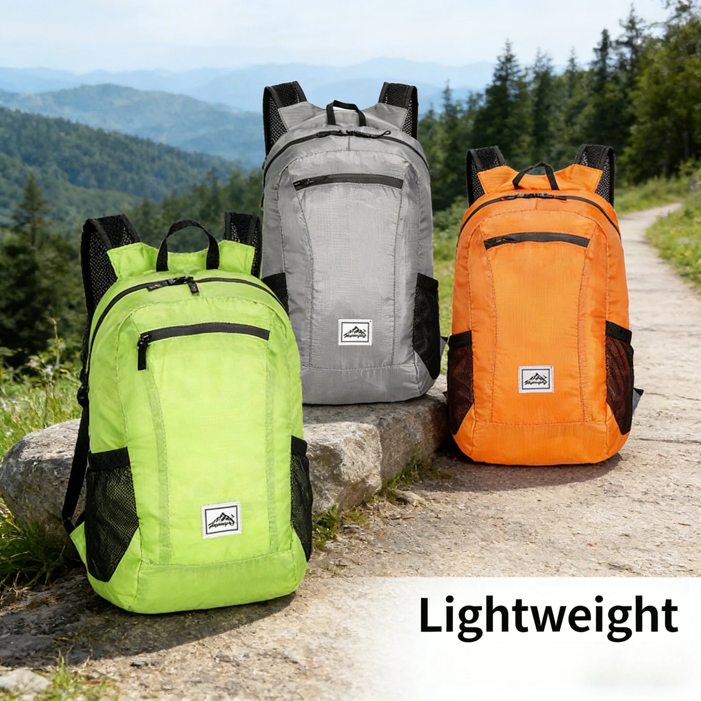 Lightweight Foldable Backpack – Large Capacity Colorful School Bag