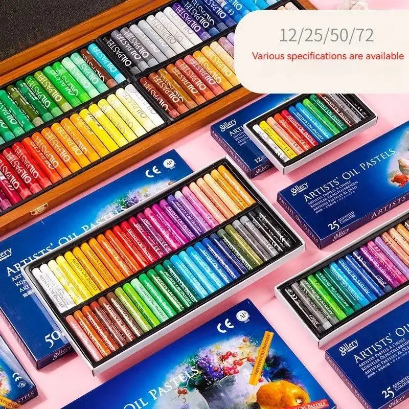 Personalized Oil Pastel Set — 12, 25 & 50 Colors