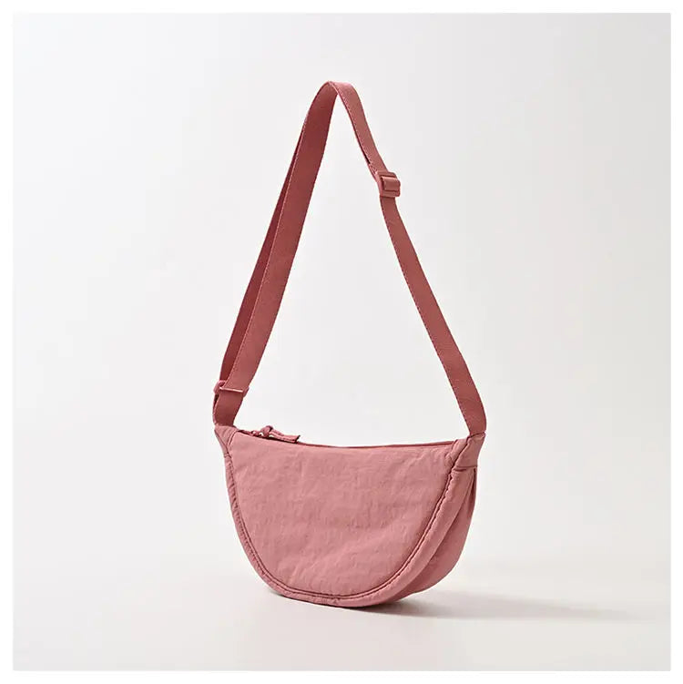 Nylon Hobos Women's Shoulder Dumpling Bag Large Capacity Travel Crossbody Half Moon Bags Outdoor Phone Pouch Handbags Wholesale
