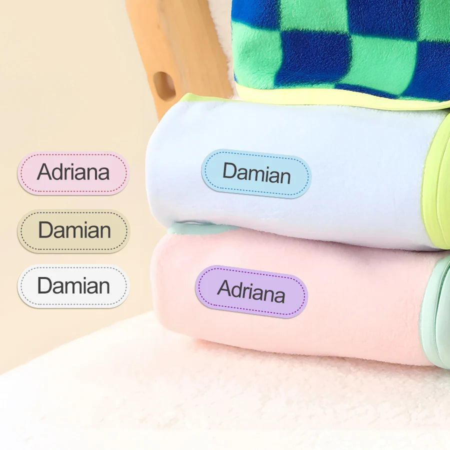 Personalized Iron-On Labels – Machine Washable Name Tags for Clothes