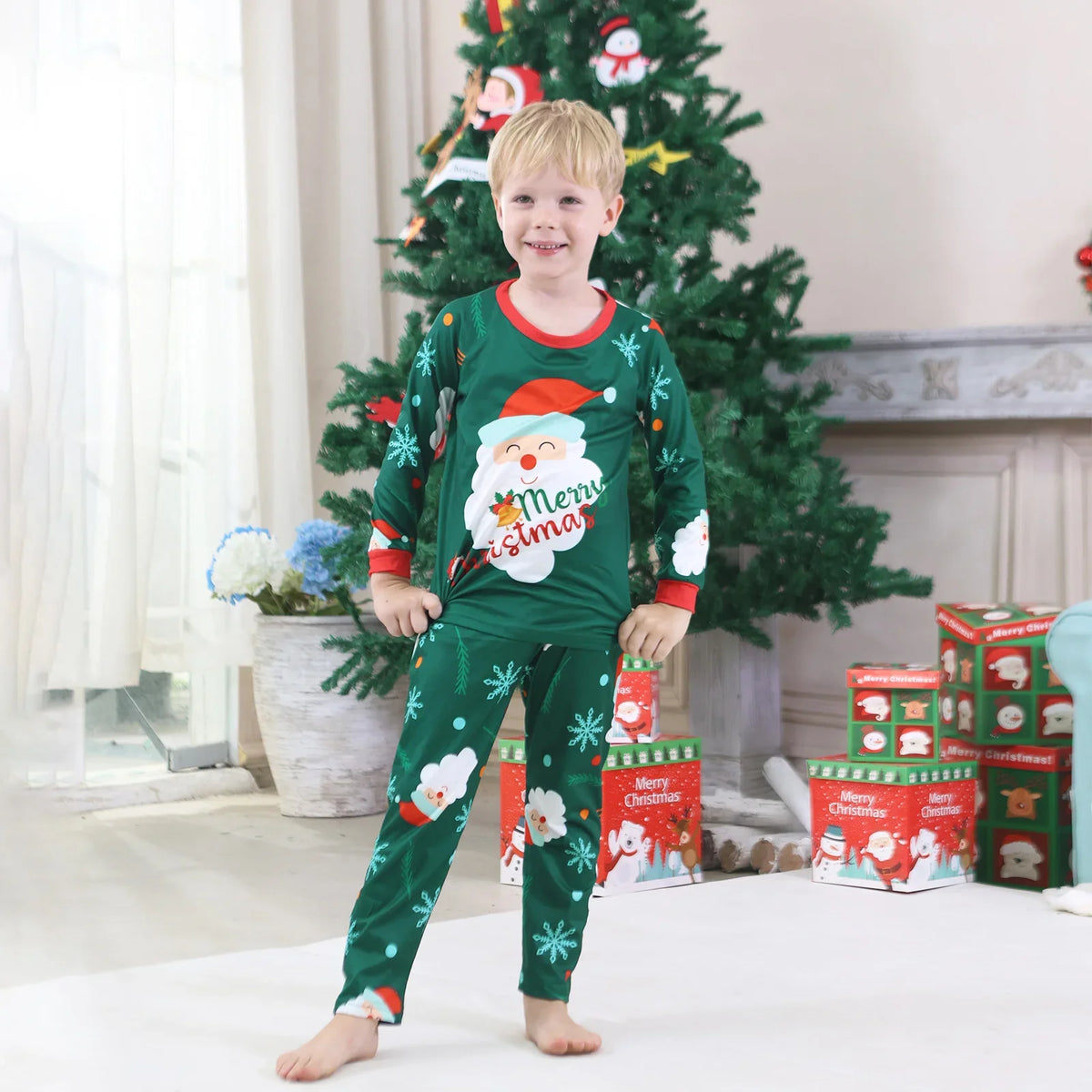 Santa Claus Family Matching Pajama Set