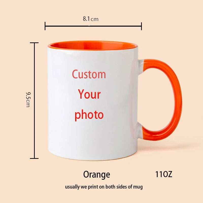 Personalized Photo Mug — Custom Name, Logo & Text