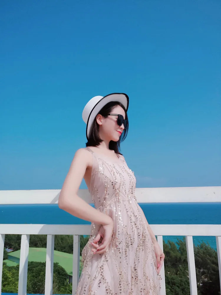 The Same Dresses Party for Mom and Baby Girls Matching Vacation Outfits Mother and Daughter Beach Clothes Women Summer Dress