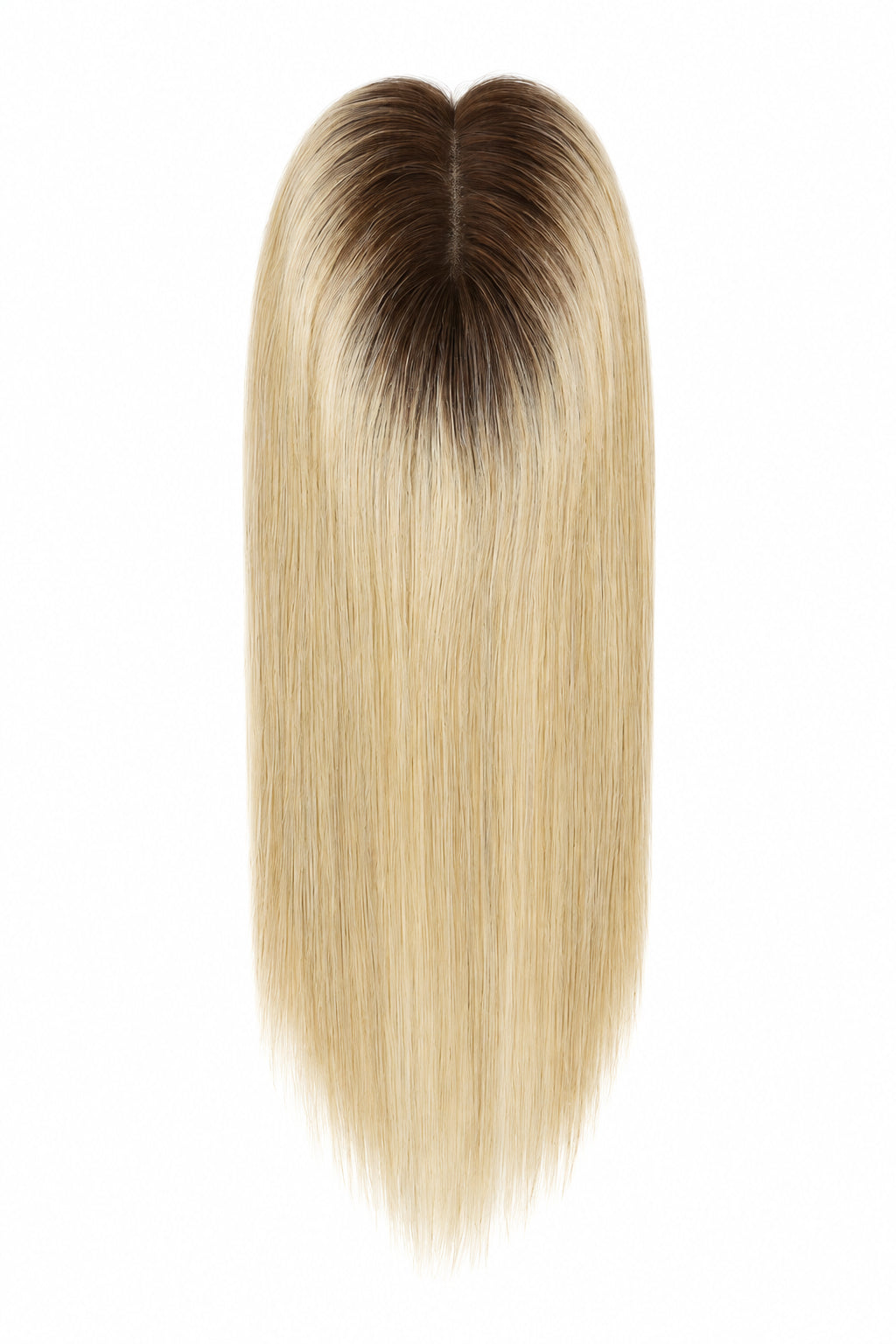Straight Clip-In Hair Topper with Lace Base – 12 Inch