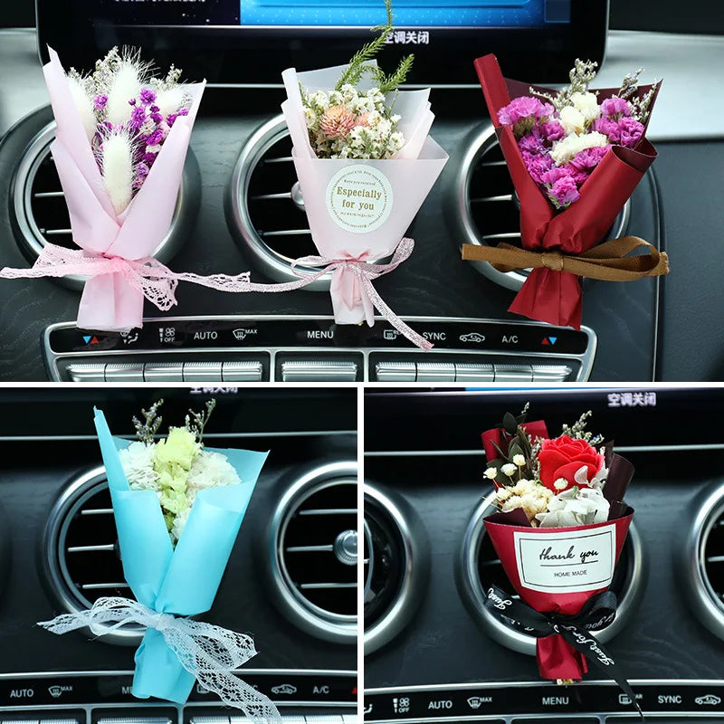 Dried Flower Car Air Freshener Vent Clip