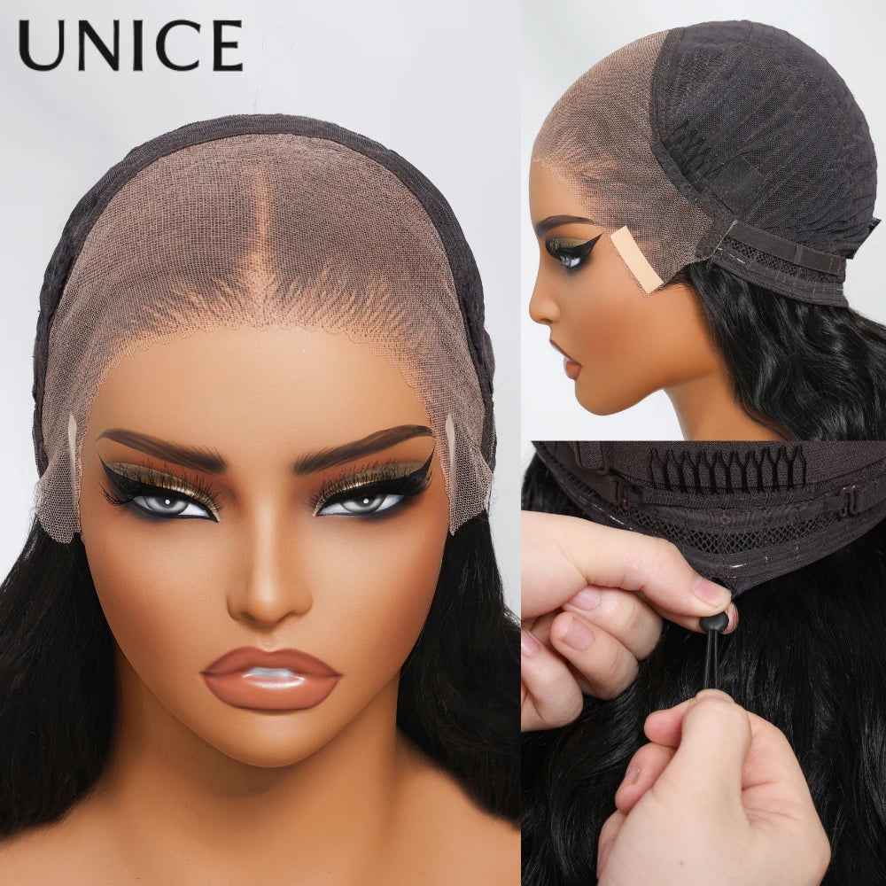 Body Wave Lace Front Human Hair Wig | Pre-Cut Pre-Bleached | 13x4 & 7x5 | 150% Density