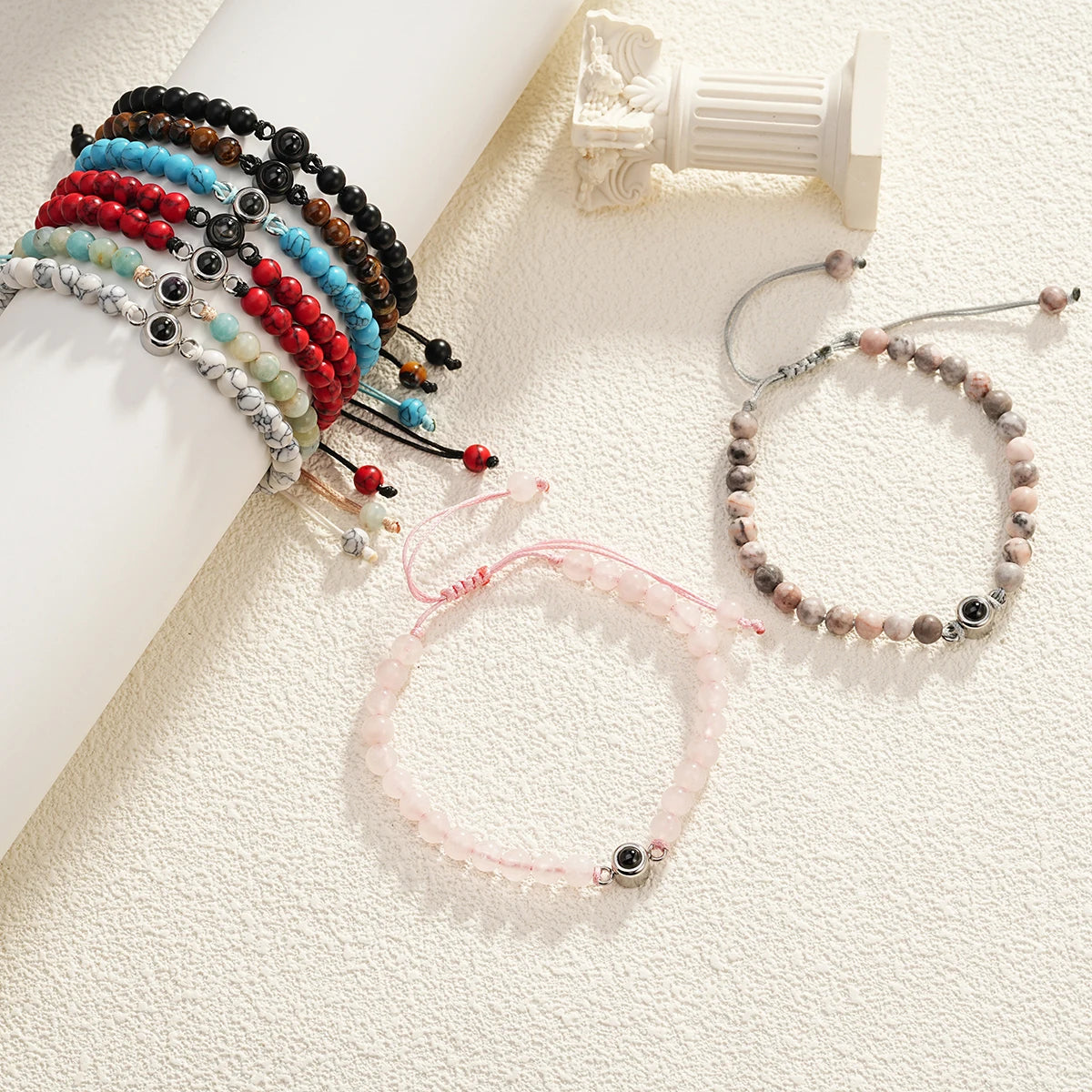 Personalized Photo Projection Bracelet — Custom Memory Jewelry