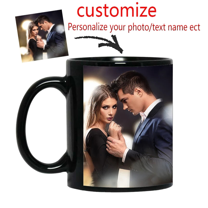 Personalized Photo Mug — Custom Name, Logo & Text