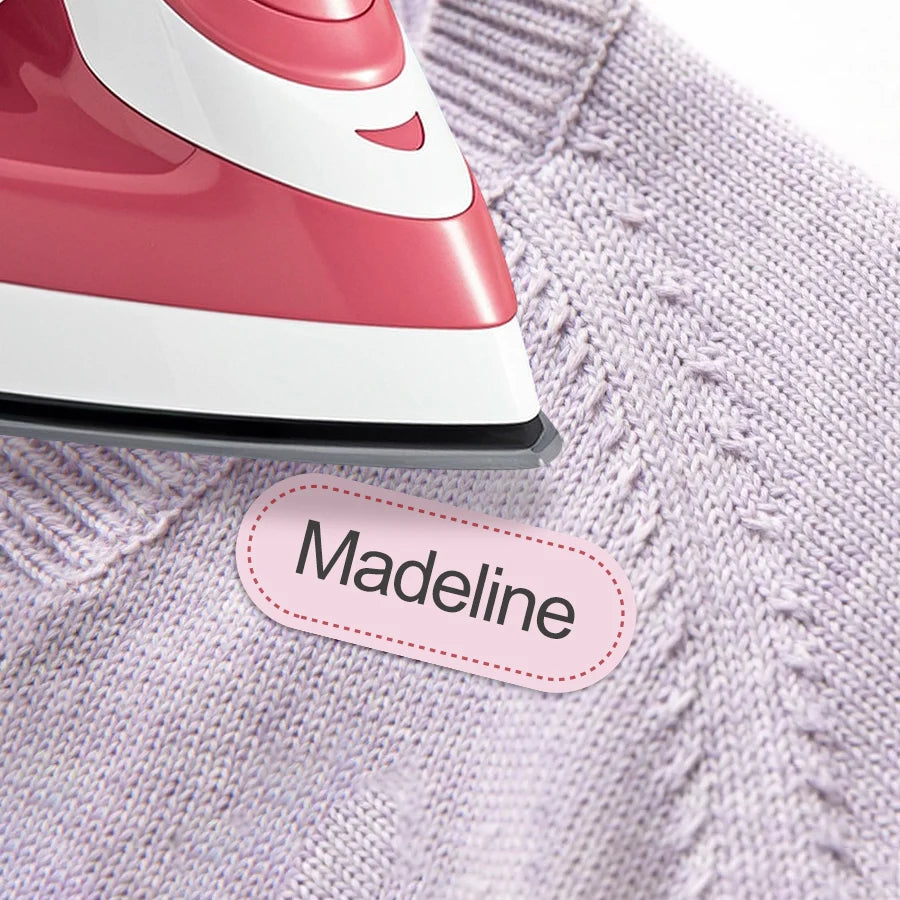 Personalized Iron-On Labels – Machine Washable Name Tags for Clothes