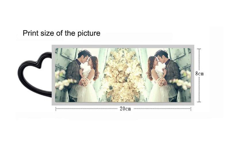 Personalized Magic Color-Changing Mug — Custom Photo, Logo & Text