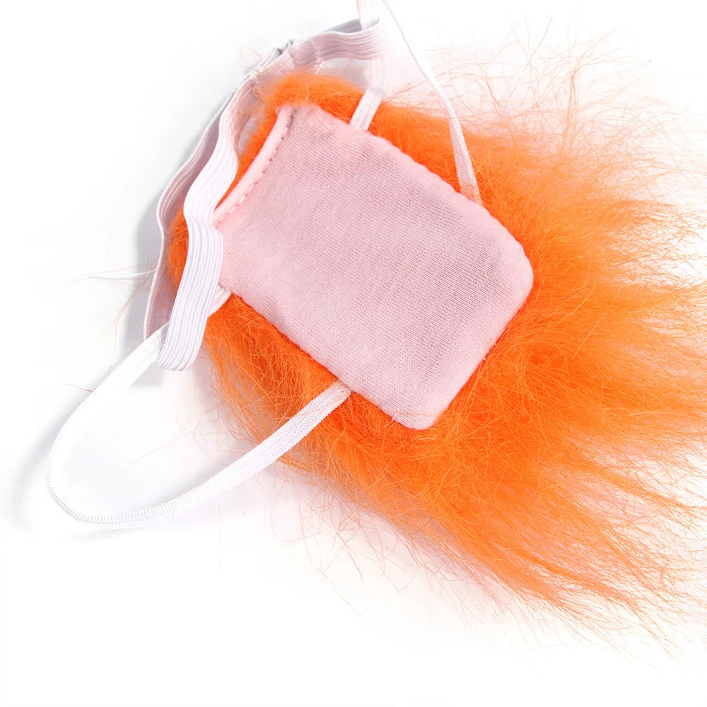 Halloween Pet Wig Cosplay Prop — Funny Hair Hat for Dogs & Cats