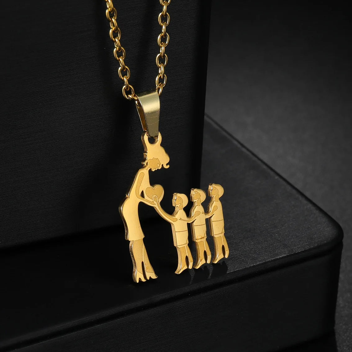 Personalized Mama & Kids Family Necklace