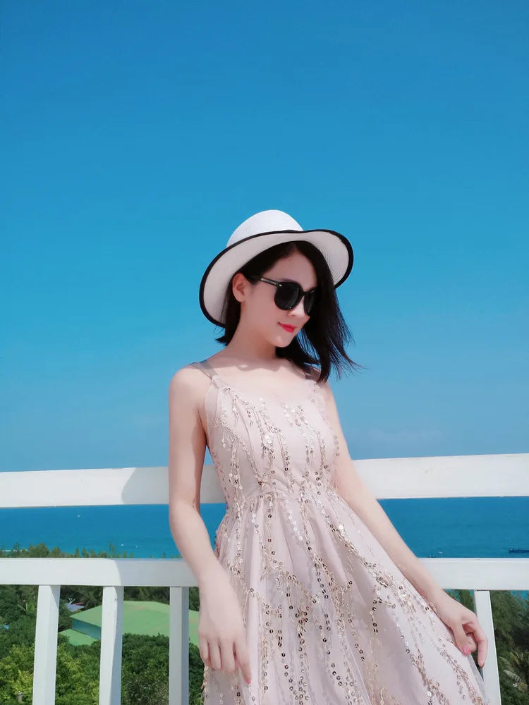 The Same Dresses Party for Mom and Baby Girls Matching Vacation Outfits Mother and Daughter Beach Clothes Women Summer Dress