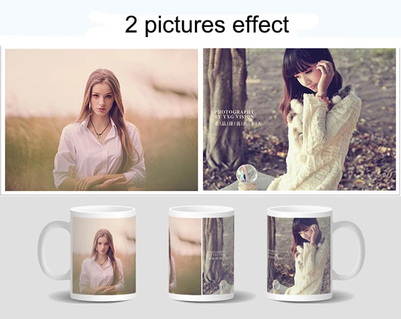 Personalized Magic Color-Changing Mug — Custom Photo, Logo & Text