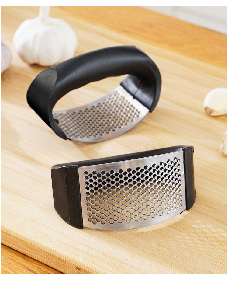 Personalized Stainless Steel Garlic Press Crusher