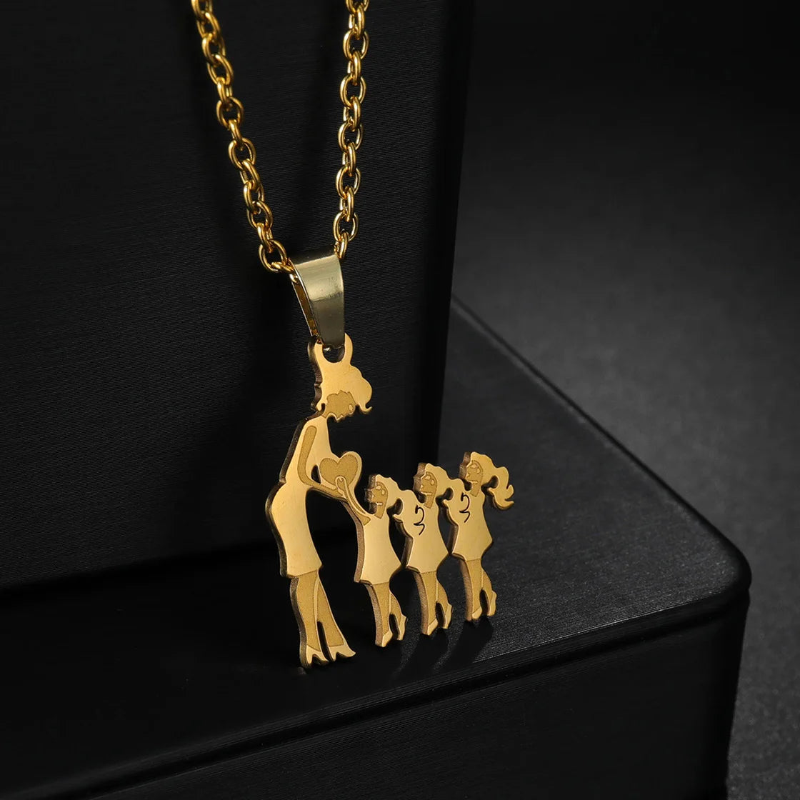 Personalized Mama & Kids Family Necklace
