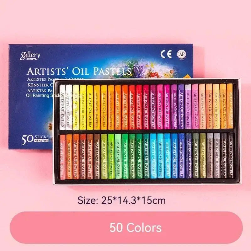 Personalized Oil Pastel Set — 12, 25 & 50 Colors