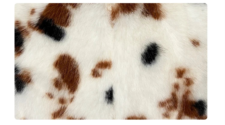 Adorable Faux Fur Cat Coat for Kids — Warm Winter Jacket