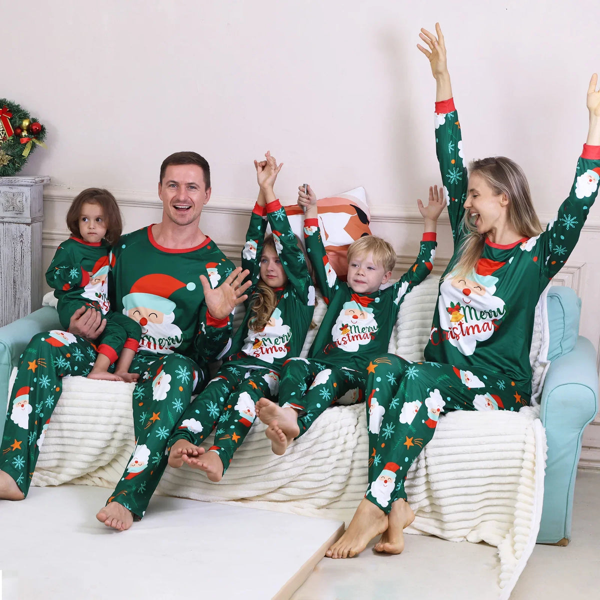 Santa Claus Family Matching Pajama Set