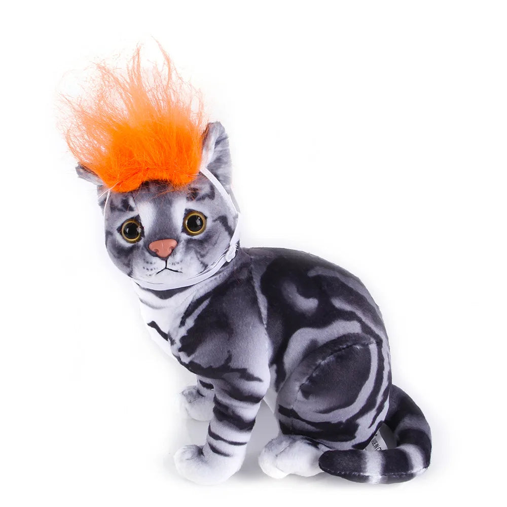 Halloween Pet Wig Cosplay Prop — Funny Hair Hat for Dogs & Cats