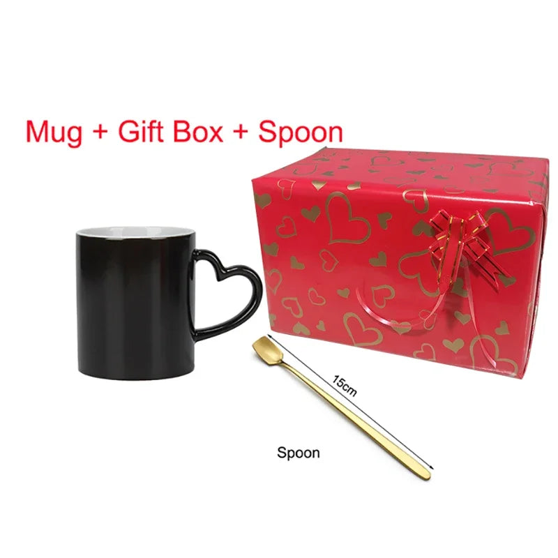 Personalized Magic Color-Changing Mug — Custom Photo, Logo & Text