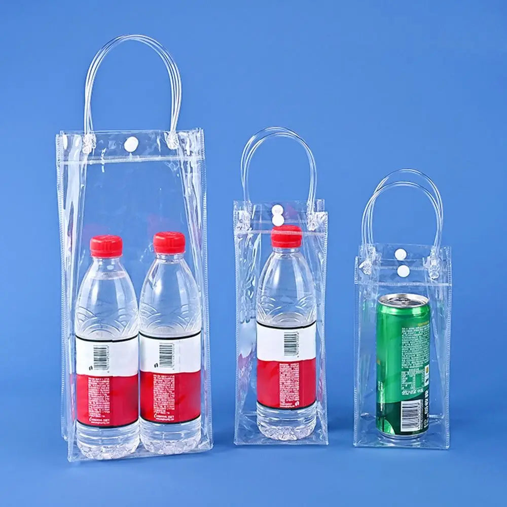 Clear PVC Candy Handbag — Transparent Jelly Tote Bag