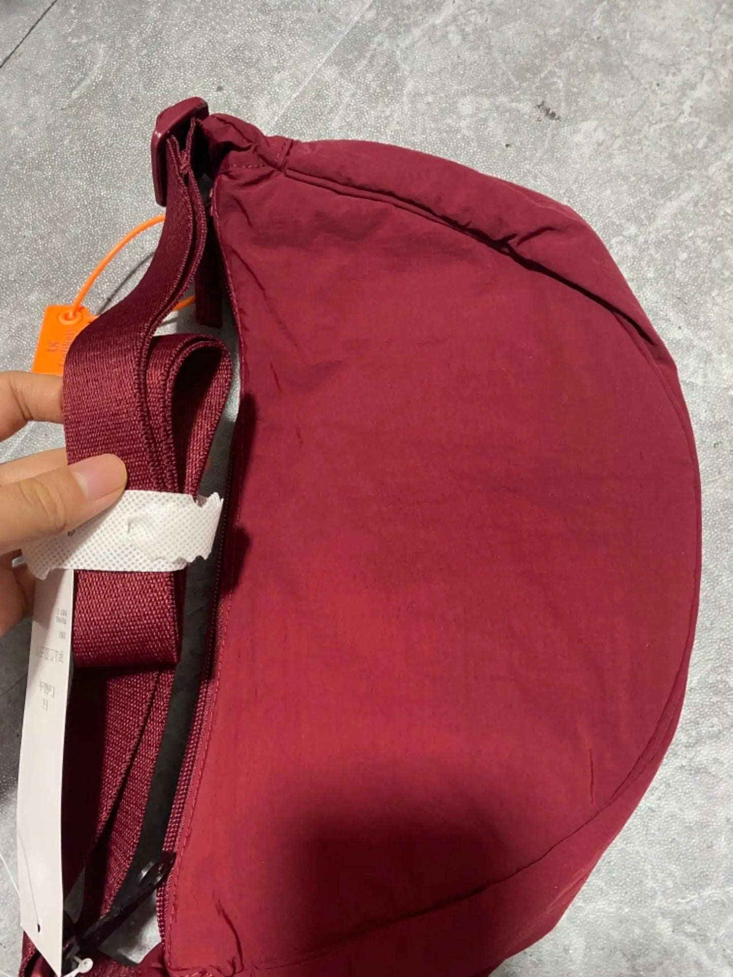 Japanese Style Dumpling Shape Adjustable Lightweight Single Shoulder Bag Underarm Bag Casual Simple Style Unisex Bag