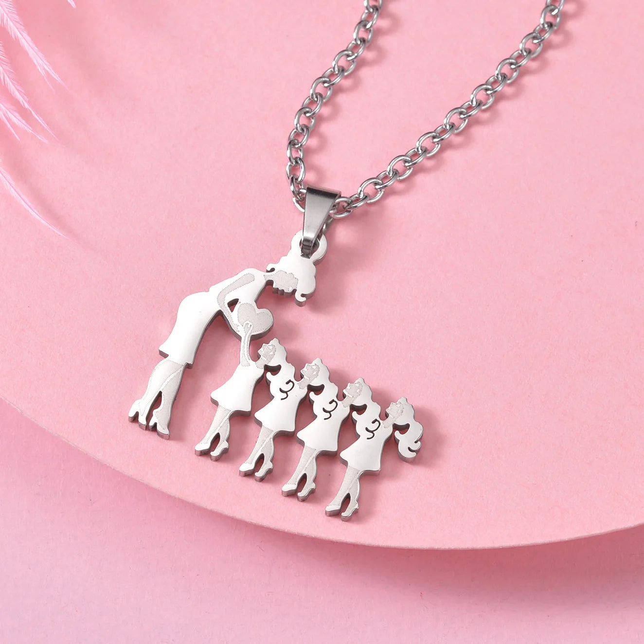 Personalized Mama & Kids Family Necklace