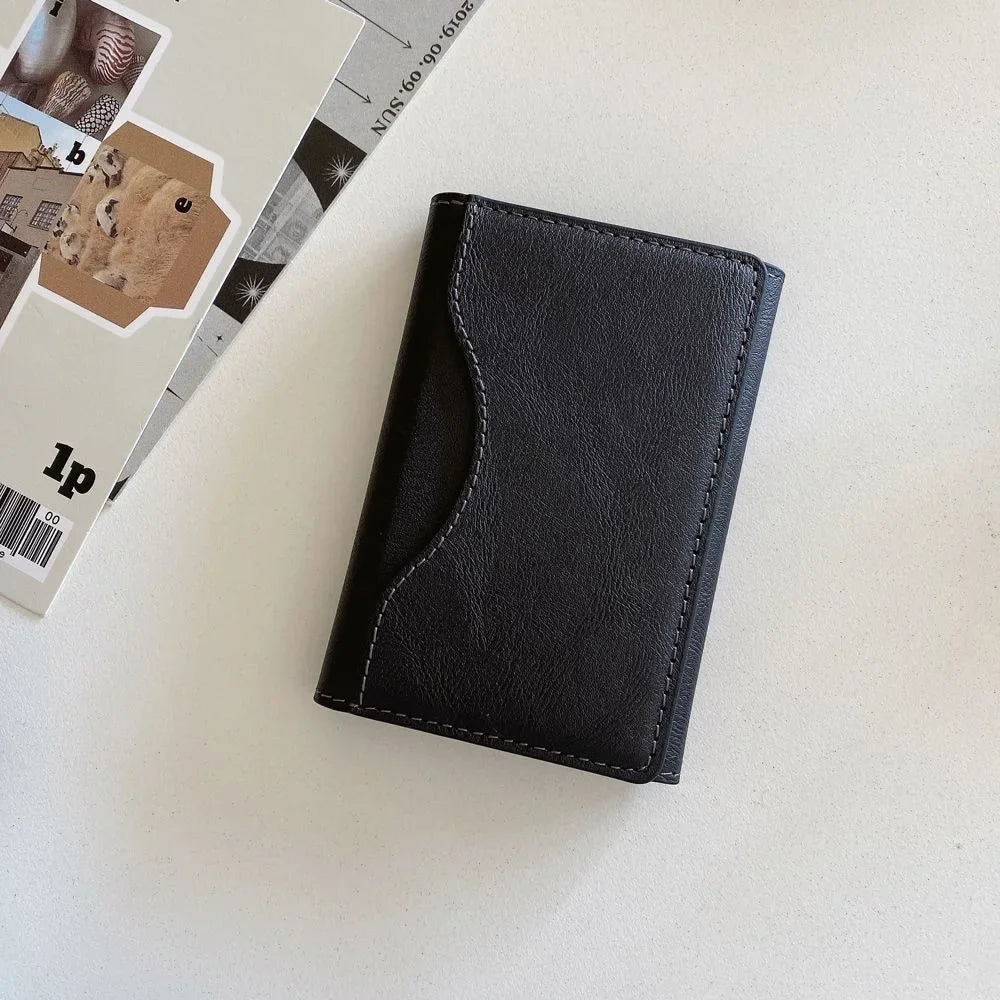 Magnetic Folding Phone Wallet & Stand — PU Leather