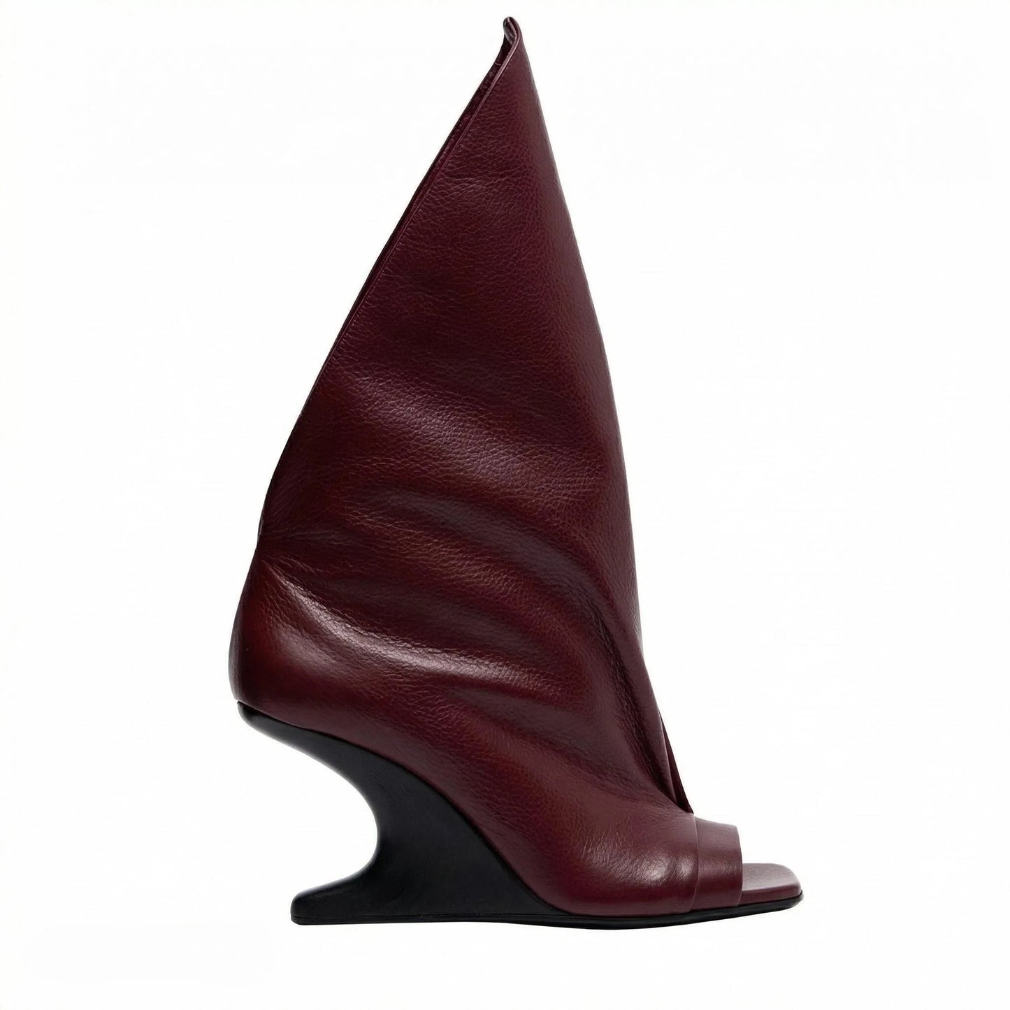 European and American High-quality Trendy Fashion Stage Walking Sleeve Short Boots for Women, Square Toe Open Toe Cool Boots