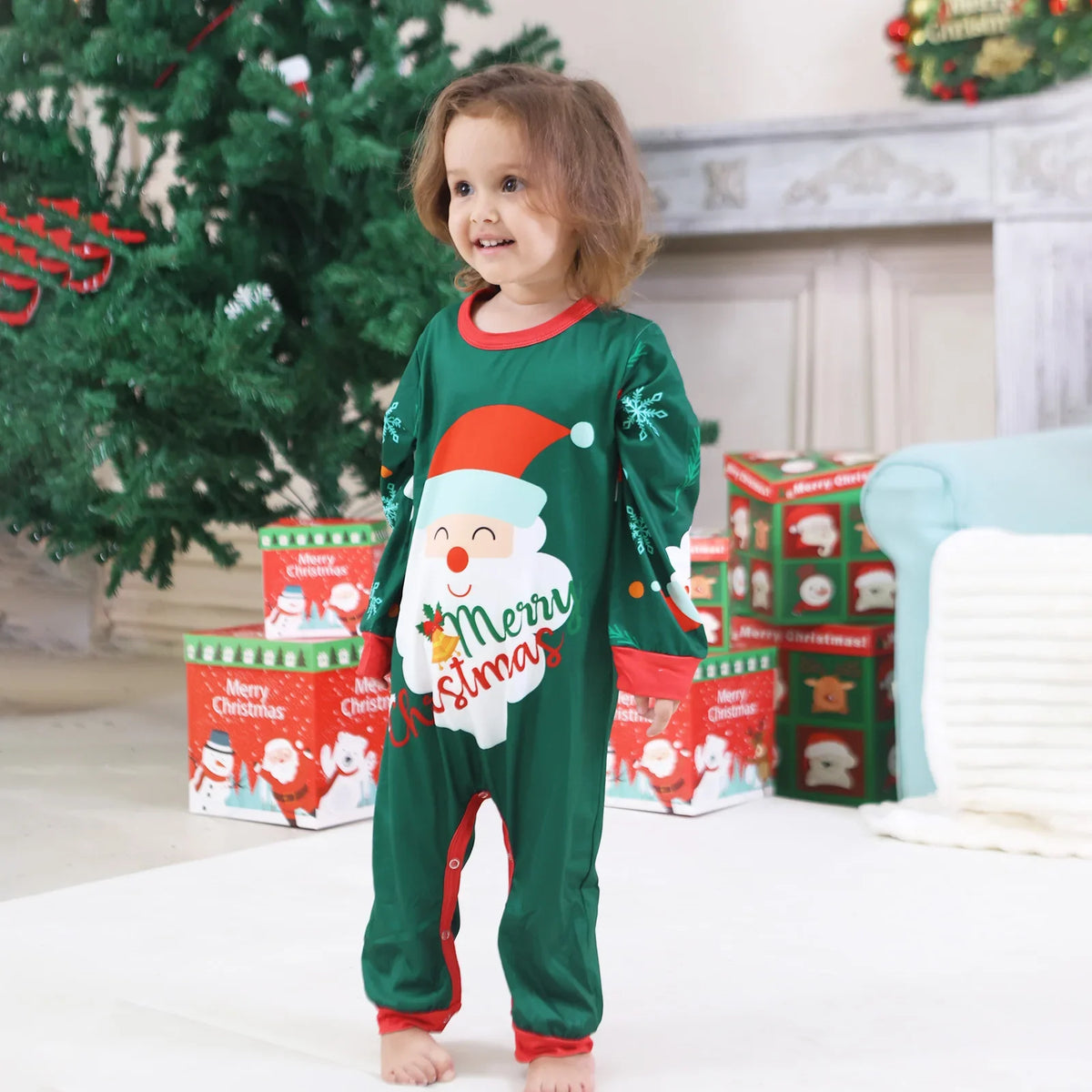 Santa Claus Family Matching Pajama Set