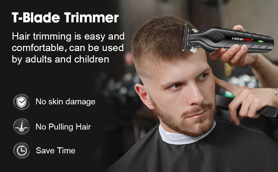 HIENA Electric Hair Trimmer & Grooming Kit — Rechargeable Multi-Purpose Clipper