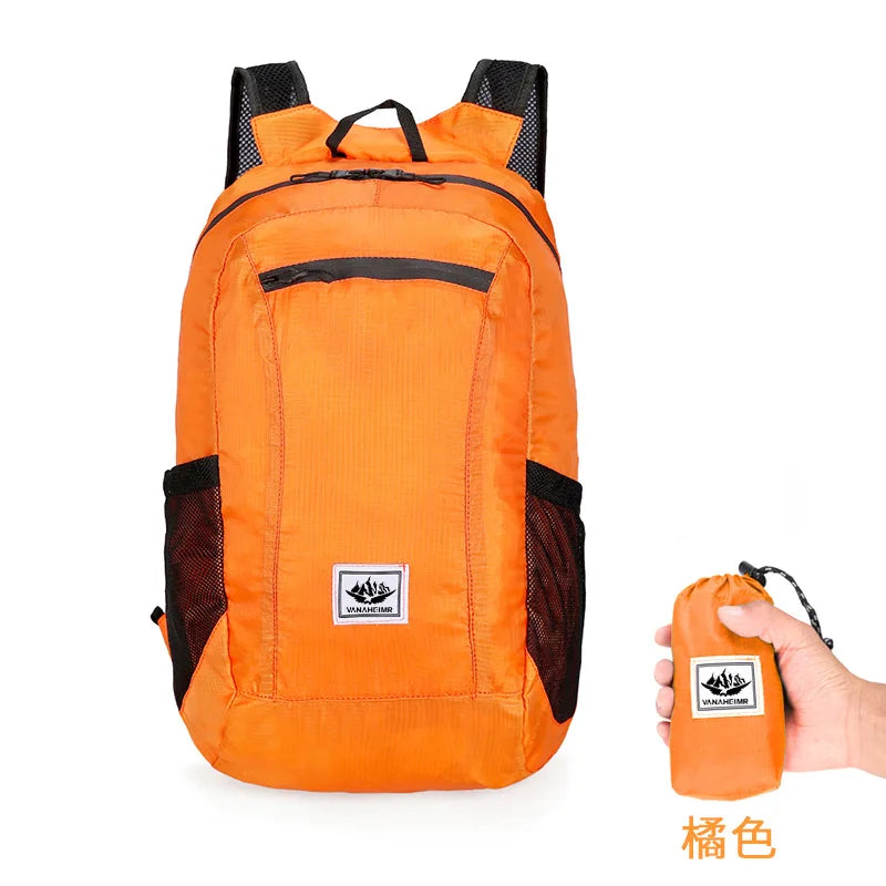 Lightweight Foldable Backpack – Large Capacity Colorful School Bag