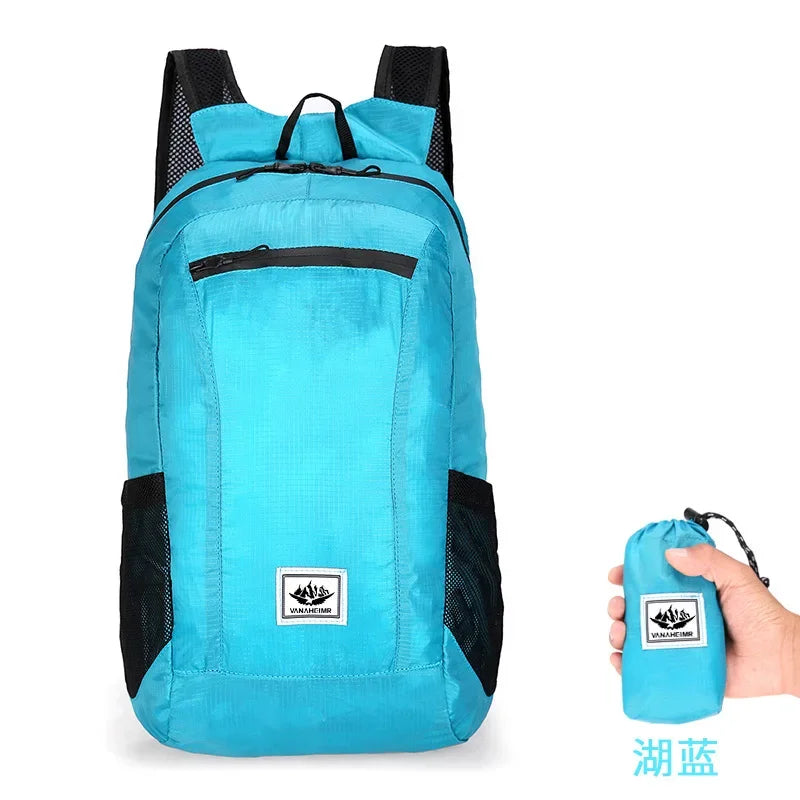 Lightweight Foldable Backpack – Large Capacity Colorful School Bag